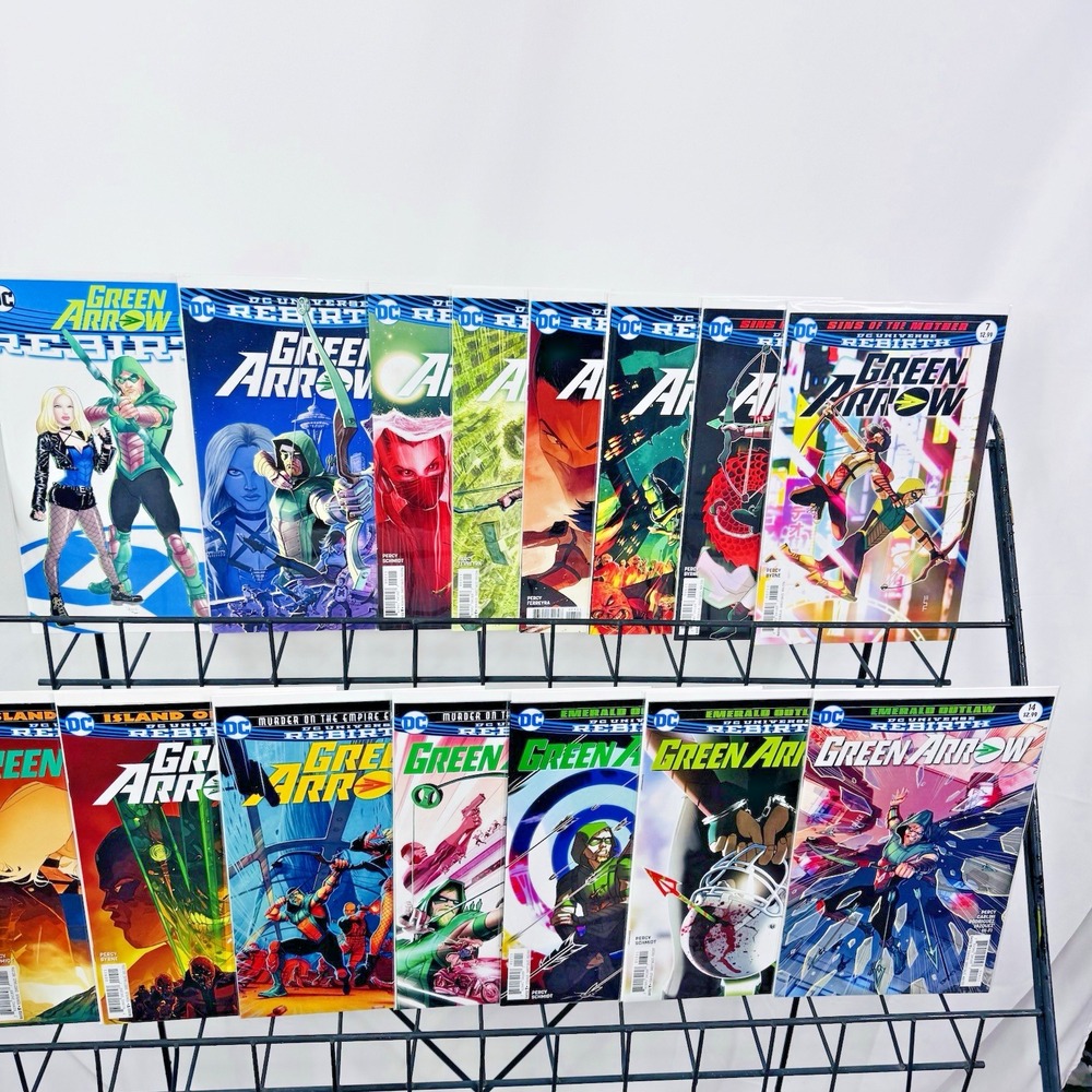 Green Arrow 1-14 & Rebirth 1 Lot DC